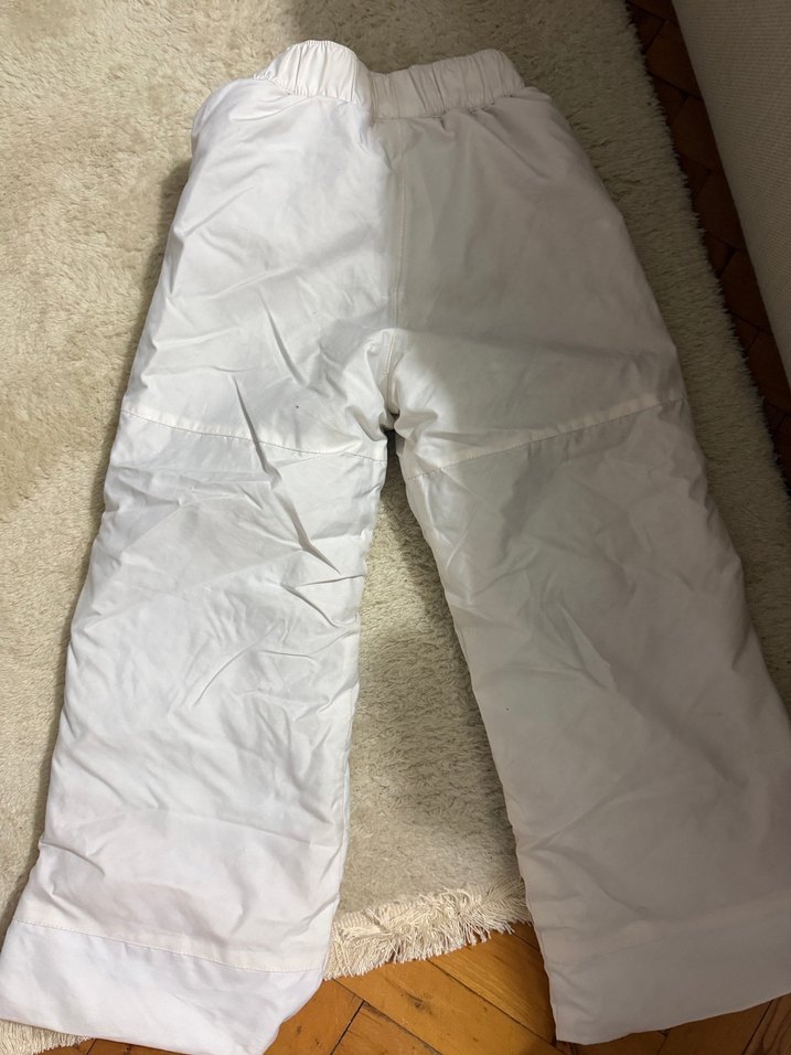 Kız Çocuk Beyaz kayak Pantolon - Görsel 4