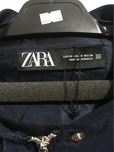 xs Beden lacivert Renk Zara oversize ceket