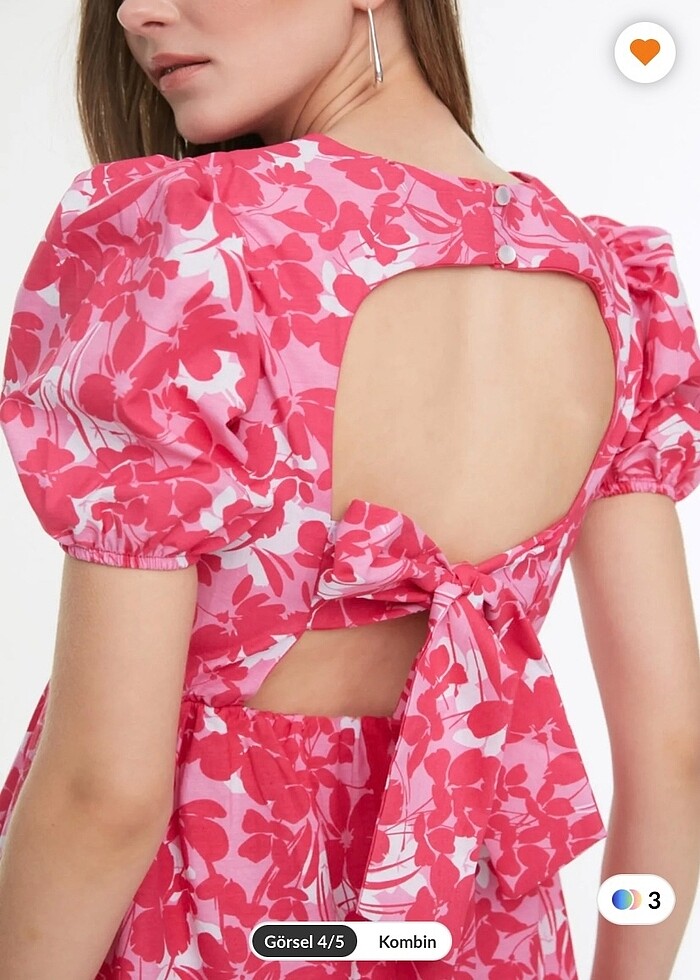 Çiçekli elbise - Görsel 2