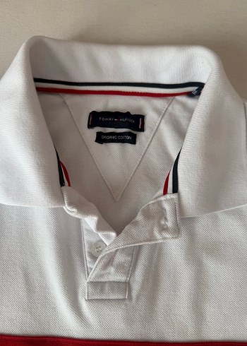 Tommy Hilfiger Erkek Beyaz Kısa kollu tommy hılfıger marka tşort orijinal