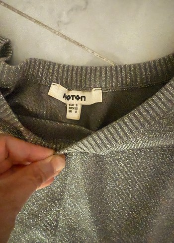 Gri Kadın Uzun Kollu Spor Sweatshirt - Görsel 2