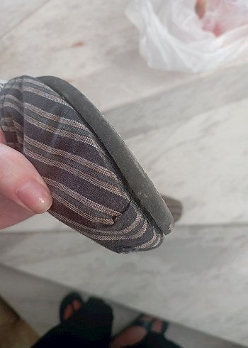 Skechers Bobs Espadril - Kahverengi çizgili Desenli - Görsel 9