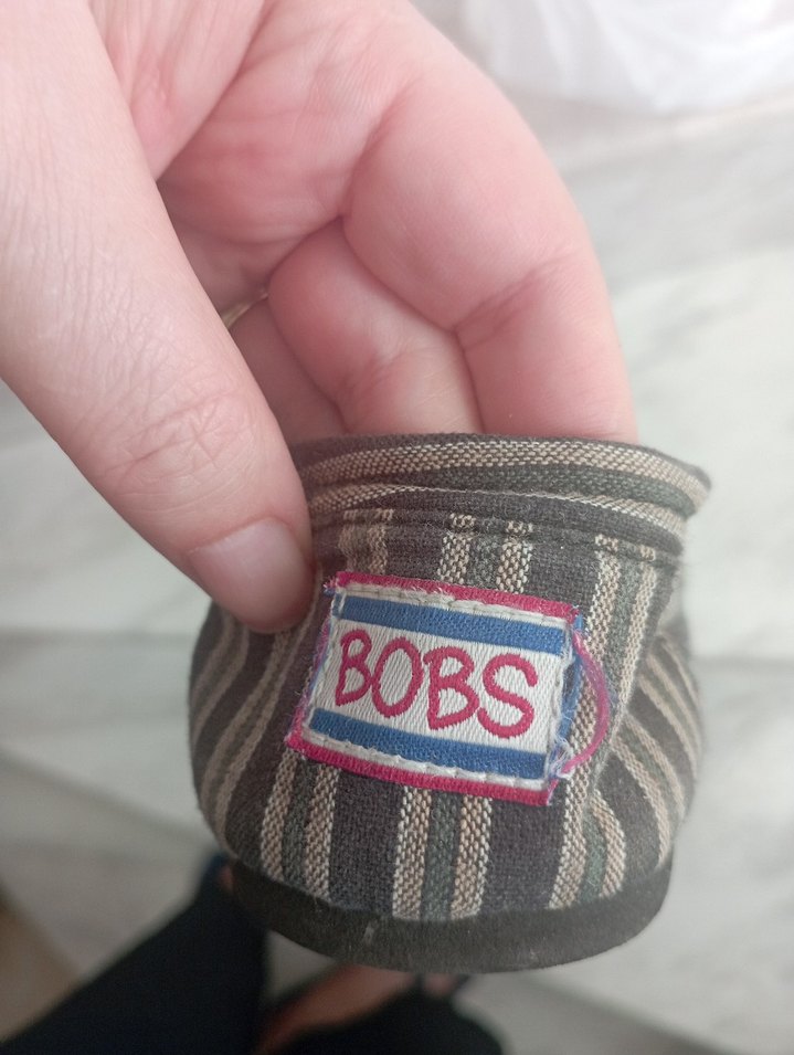 Skechers Bobs Espadril - Kahverengi çizgili Desenli - Görsel 4