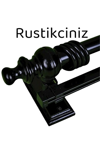 Diğer Ahşap Rustik Siyah