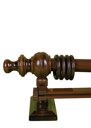 Ahşap Rustik 125 cm Raylı