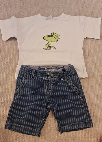 Şort tshirt takım 2 yaş