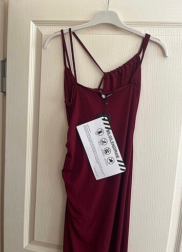 38 Beden bordo Renk Bordo elbise