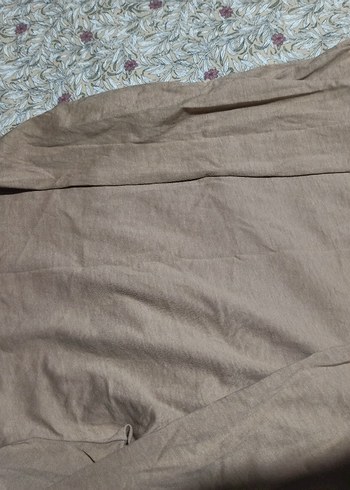 Çocuk Bej penye Uzun Kollu Bluz - Görsel 3