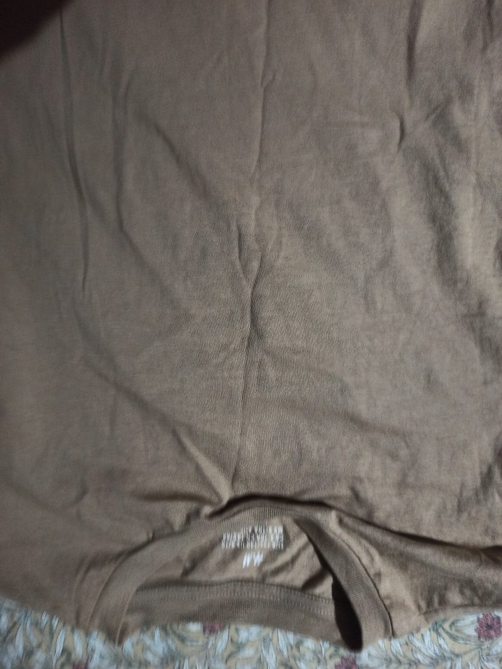 Çocuk Bej penye Uzun Kollu Bluz - Görsel 2