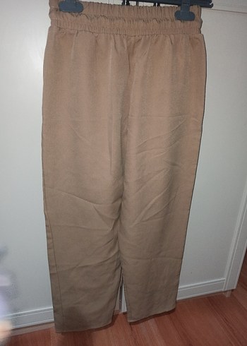 Bej Kadın Salaş Pantolon - Görsel 3