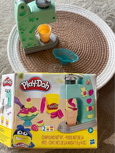 Play dough mini dondurma yapım