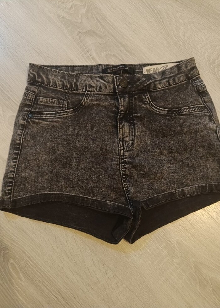 Kadın kısa şort kot  - Görsel 2