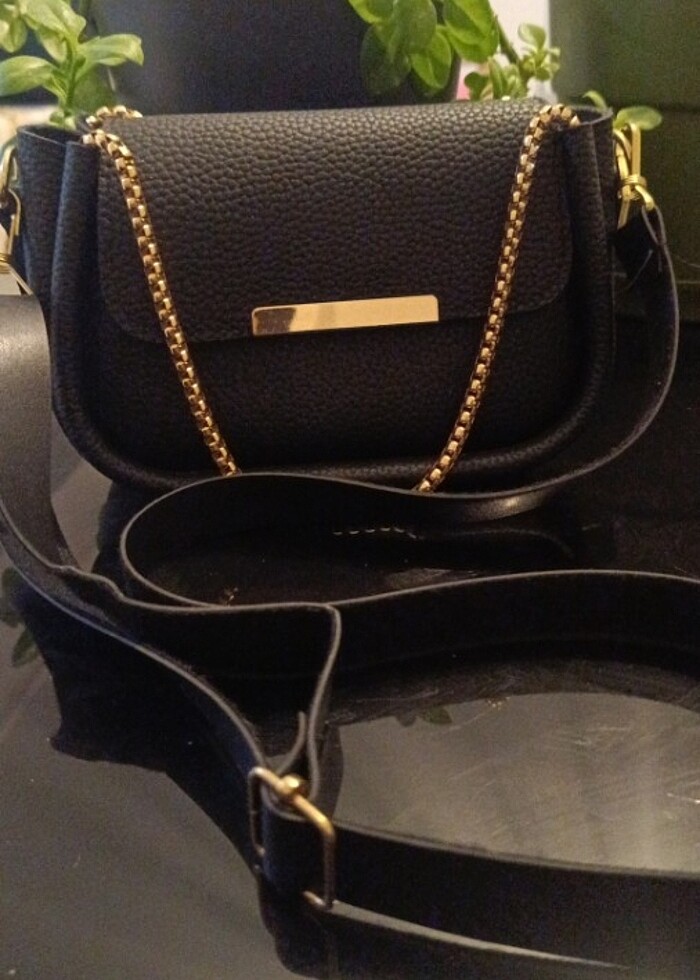 Kadın omuz askılı deri canta - Görsel 3