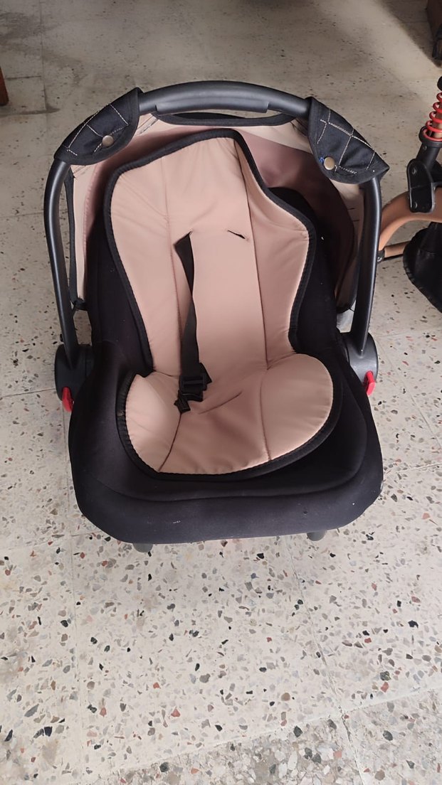 joell pusetli Kahverengi Bebek Arabası - Görsel 4