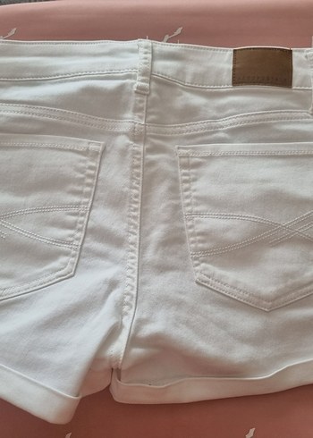 Aeropostale Beyaz Kadın Mini Denim Şort
