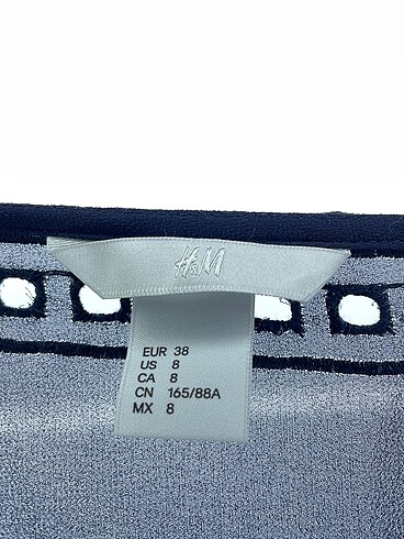 38 Beden lacivert Renk H&M Kısa Elbise %70 İndirimli.