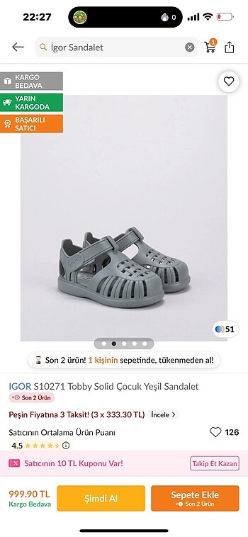 İgor sandalet - Görsel 5