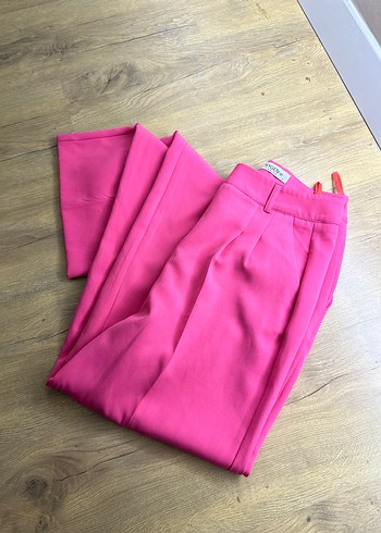 Pembe Düğmeli Kadın Blazer takım - Görsel 6