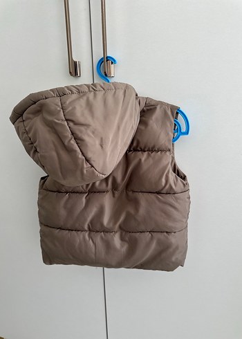 Kapüşonlu Erkek Çocuk Yelek - Görsel 4