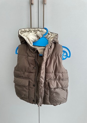 Kapüşonlu Erkek Çocuk Yelek - Görsel 2