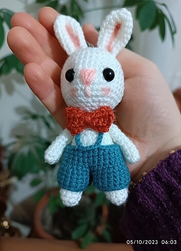  Beden Amigurumi Anahtarlık /Tavşan /Hobi /Hediyelik /aksesuar