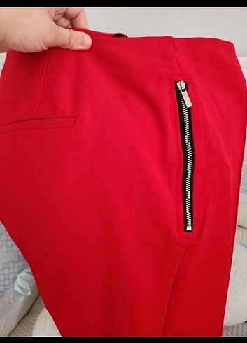 Likrali kumas pantalon