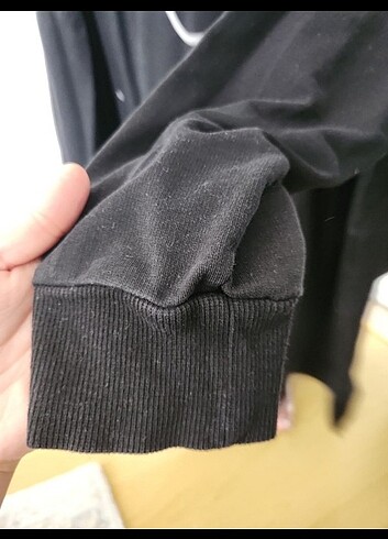 xl Beden siyah Renk Uzun sweatshirt 