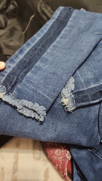 36 Beden mavi Renk Kot pantalon