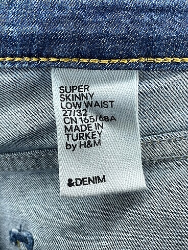 27 Beden mavi Renk H&M Jean / Kot %70 İndirimli.