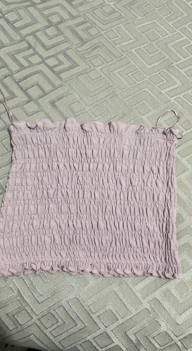 Fırfırlı Crop Top - Görsel 2