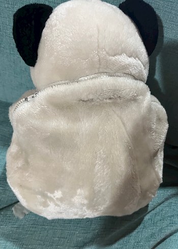 Kırmızı Kurdeleli Panda Peluş Oyuncak - Görsel 3