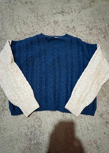 LCW Casual Mavi Kadın Yün Kazak - Görsel 2