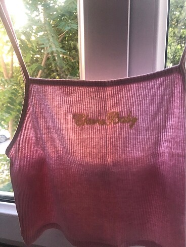 Bershka pembe crop