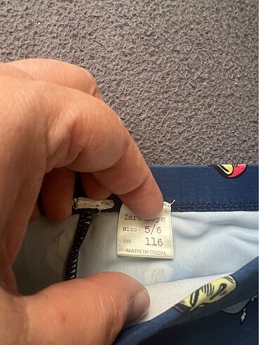 Zara erkek çocuk bocer mayo 5-6 yaş
