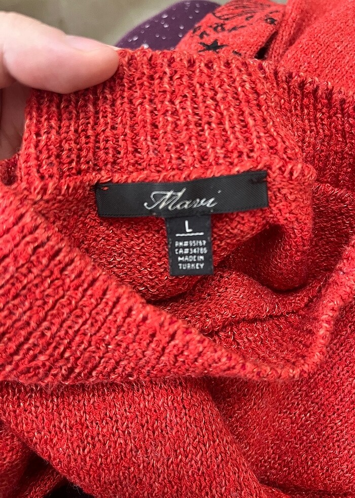 Mavi Marka Uzay Desenli Kazak - Görsel 4