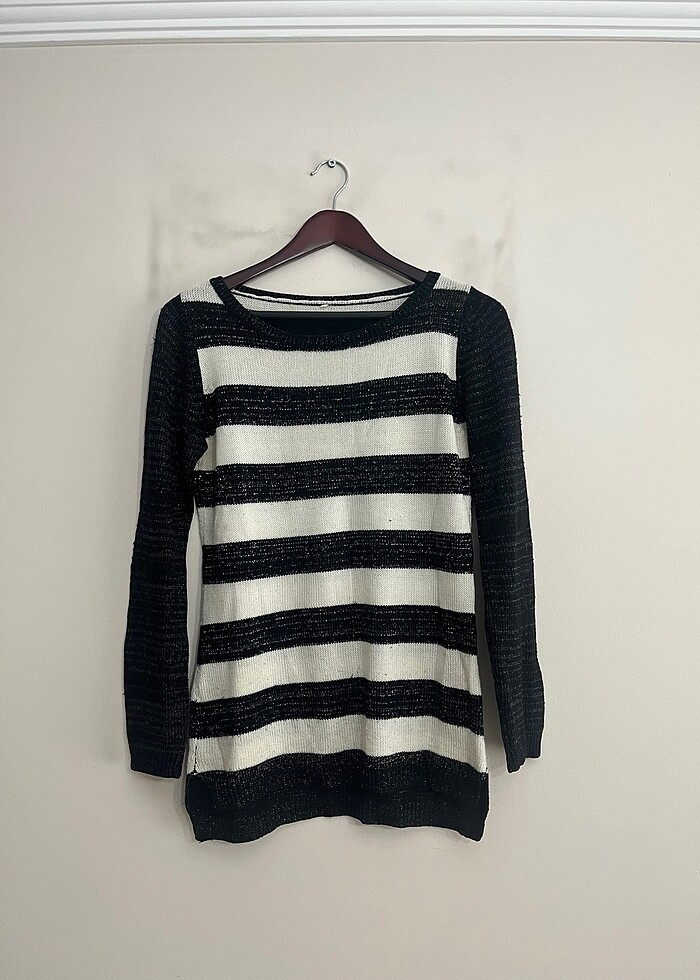 Çizgili Triko 65cm - Görsel 2