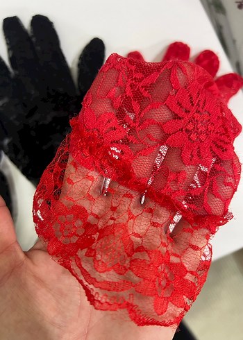 Dantel Detaylı Gotik Kadın Eldivenleri - Görsel 5