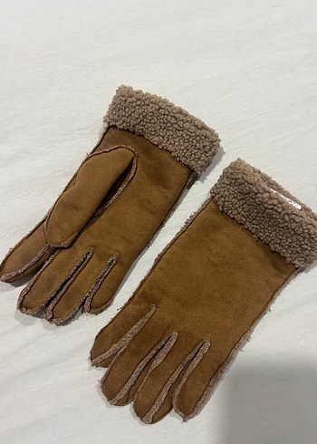 Koton Süet Kadın Eldiven Kürklü - Görsel 2