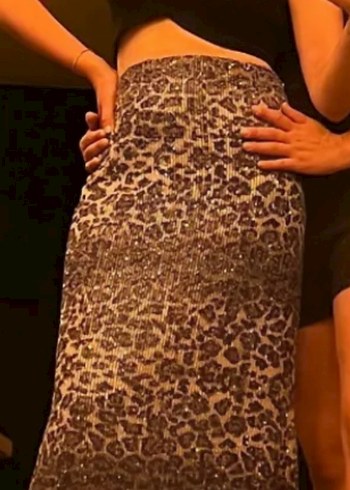 Siyah Fermuarlı Straplez Crop Top - Görsel 3