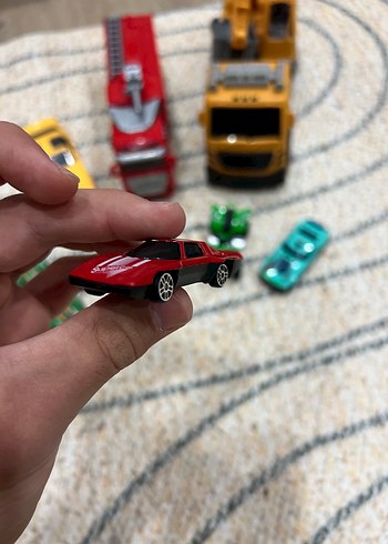 Renkli Oyuncak Araba Seti - Görsel 5