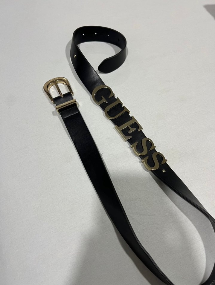 Guess Siyah Deri Kadın Kemer - Görsel 5