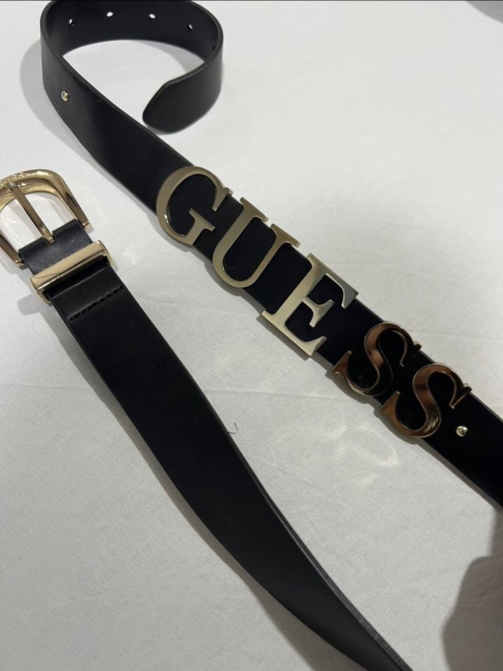 Guess Siyah Deri Kadın Kemer - Görsel 2