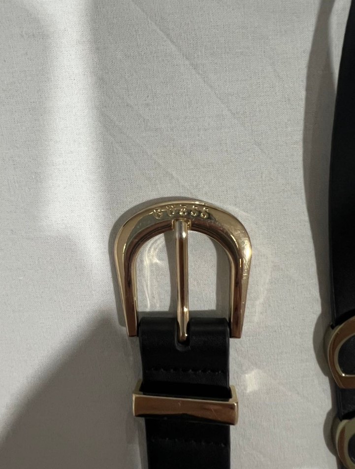 Guess Siyah Deri Kadın Kemer - Görsel 3