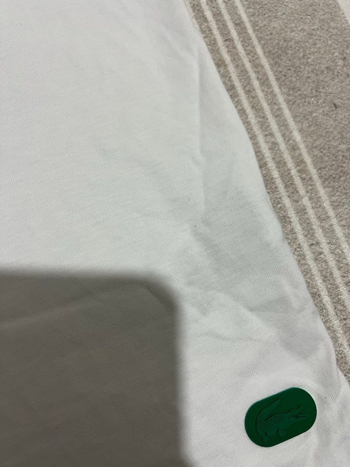 Lacoste Beyaz Erkek Tişört - Görsel 3