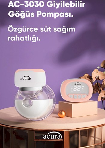 Acura AC-3030 Giyilebilir Göğüs Pompası