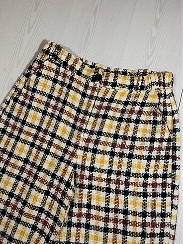 Diğer Ekoseli chanel kumaş pantolon