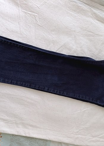 8 Yaş Beden mavi Renk Erkek Gri Denim Fermuarlı Jean