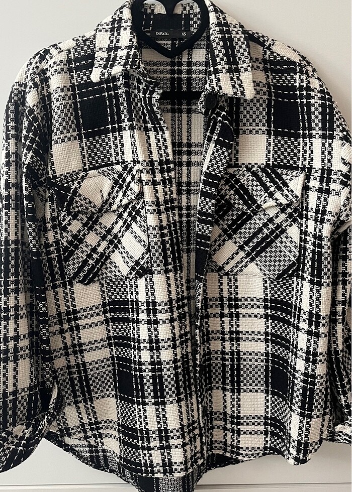 Defacto gömlek ceket - Görsel 2