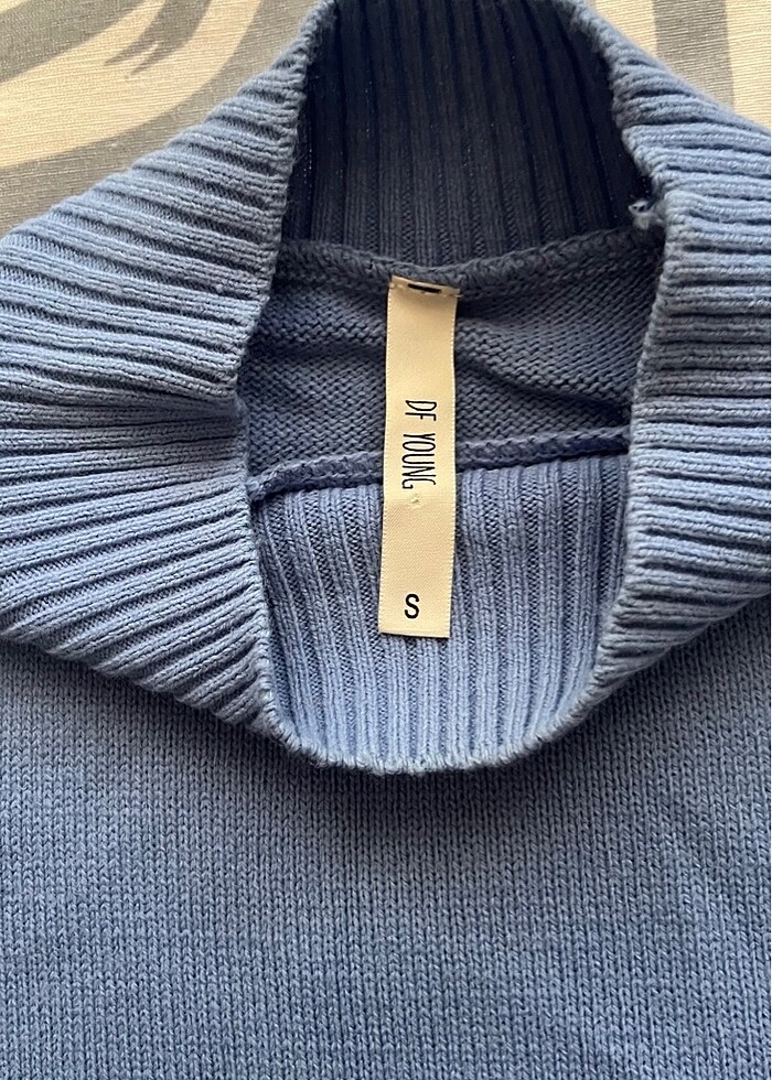 Mavi kazak - Görsel 3