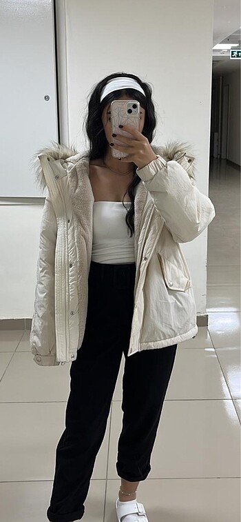 Mavi Jeans Krem mavi marka mont